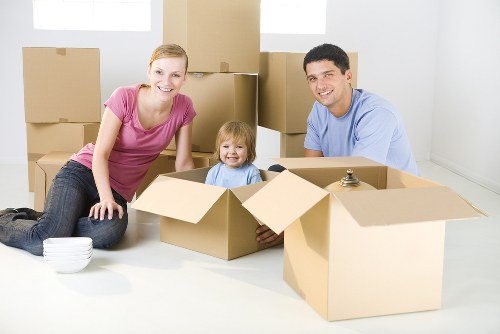 Office relocation team planning a business move in Gidea Park