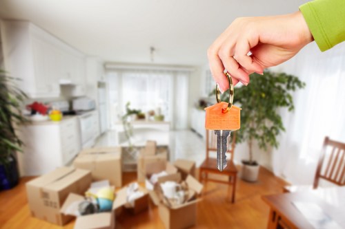 Removal team planning a house move in Gidea Park