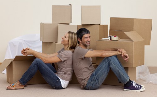 Checklist and packing supplies for a local house move