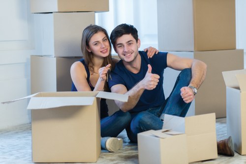 Commercial moving van support for local businesses in Gidea Park