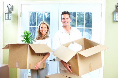 Loading business items for a commercial relocation near Gidea Park