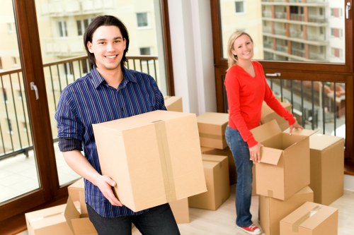 Packed van for a small business or home relocation in Gidea Park